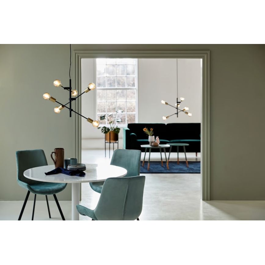 Nordlux - Pendelleuchte JOSEFINE an Kabel, 6xE27/25W/230V