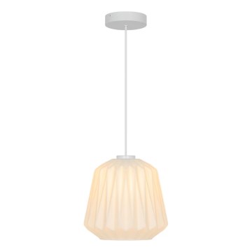Nordlux - Pendelleuchte mit Kabelaufhängung ELBIE 1xE27/15W/230V Ø 24 cm weiß