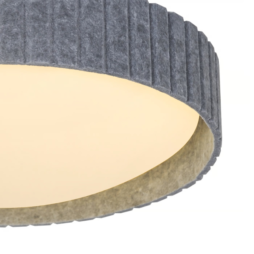 Nordlux - Plafoniera CORATO 3xE14/15W/230V Ø 42 cm grigio