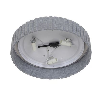 Nordlux - Plafoniera CORATO 3xE14/15W/230V Ø 42 cm grigio