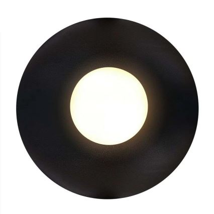 Nordlux - Plafoniera da bagno SIONA 1xE27/60W/230V IP44 nero