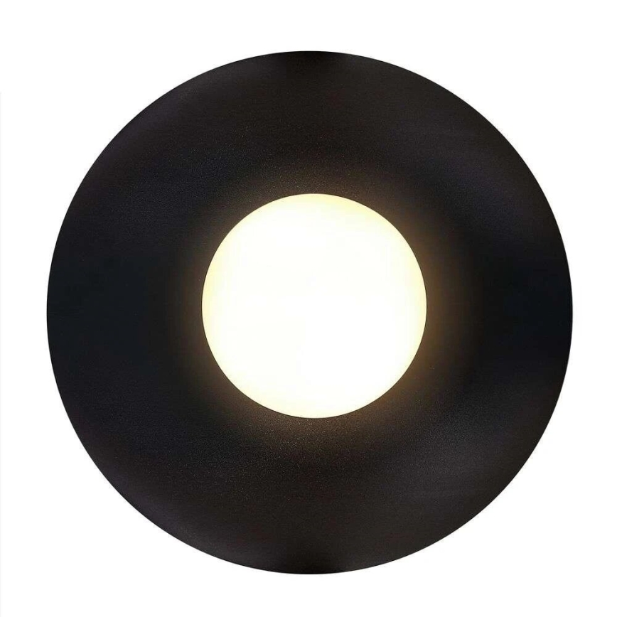 Nordlux - Plafoniera da bagno SIONA 1xE27/60W/230V IP44 nero