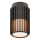 Nordlux - Plafoniera da esterno ALUDRA 1xE27/15W/230V diametro 12,4 cm nero