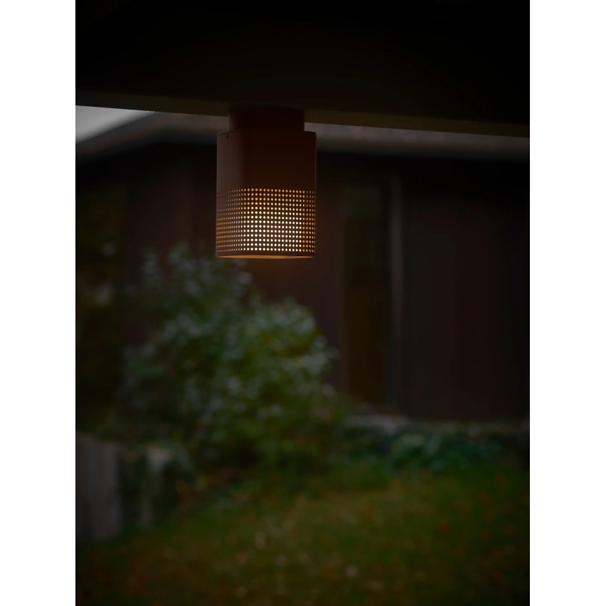 Nordlux - Plafoniera da esterno SIDARA 1xE27/15W/230V IP54 marrone