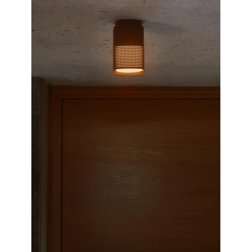 Nordlux - Plafoniera da esterno SIDARA 1xE27/15W/230V IP54 marrone