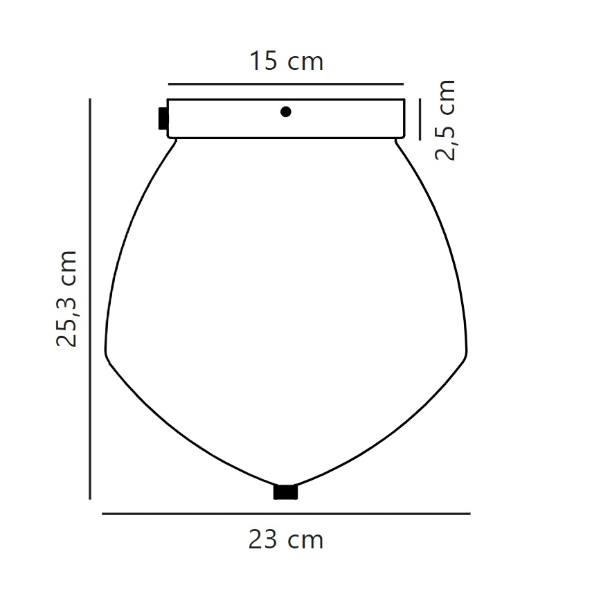 Nordlux - Plafoniera ORBIFORM 1xE27/40W/230V oro