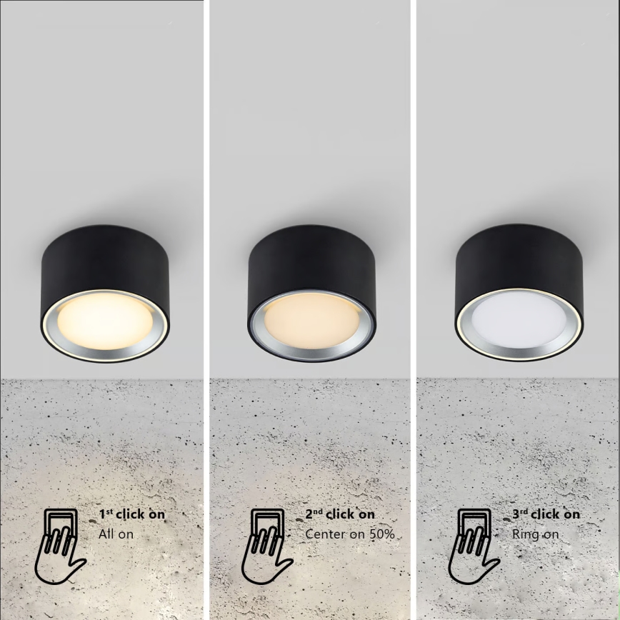 Nordlux - Plafonnier à intensité variable FALLON LED/5,5W/230V 2700K blanc