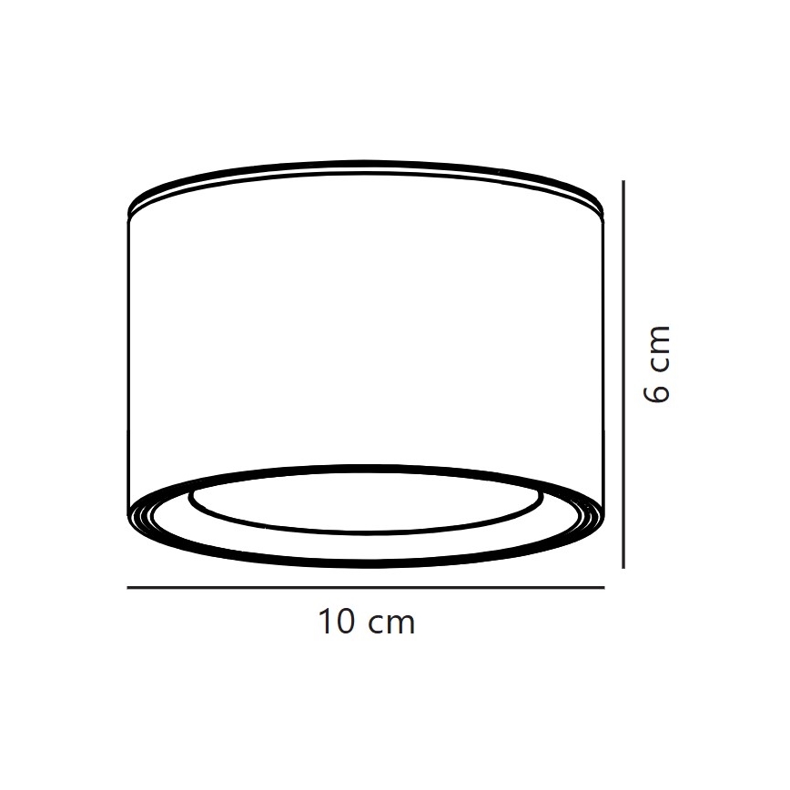 Nordlux - Plafonnier à intensité variable FALLON LED/5,5W/230V 2700K blanc