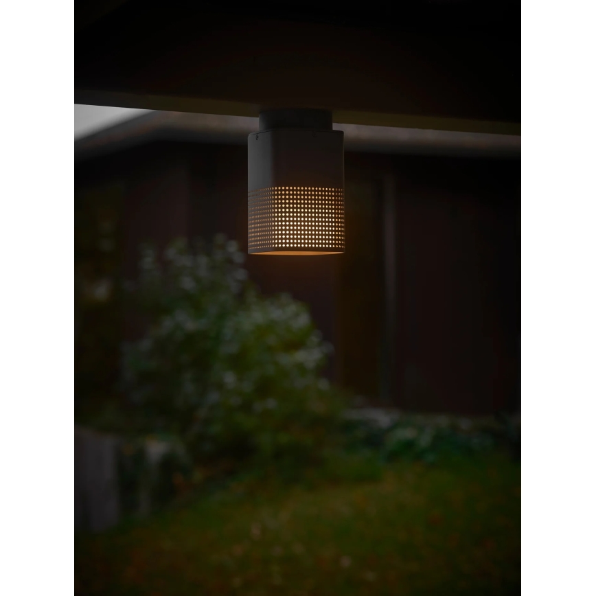Nordlux - Plafonnier d'extérieur SIDARA 1xE27/15W/230V IP54 anthracite
