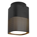 Nordlux - Plafonnier d'extérieur SIDARA 1xE27/15W/230V IP54 noir