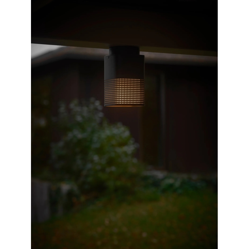 Nordlux - Plafonnier d'extérieur SIDARA 1xE27/15W/230V IP54 noir