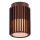 Nordlux - Plafonnier extérieur ALUDRA 1xE27/15W/230V marron