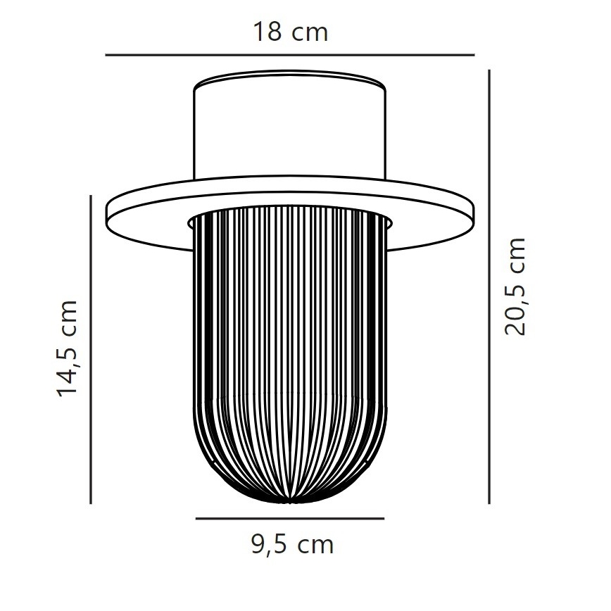 Nordlux - Plafonnier extérieur JANUKA 1xE27/60W/230V IP54 blanc