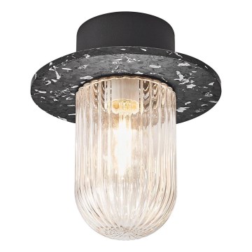 Nordlux - Plafonnier extérieur JANUKA 1xE27/60W/230V IP54 noir