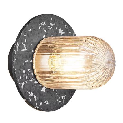 Nordlux - Plafonnier extérieur JANUKA 1xE27/60W/230V IP54 noir
