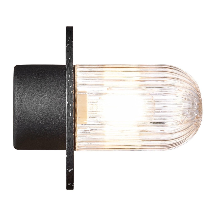 Nordlux - Plafonnier extérieur JANUKA 1xE27/60W/230V IP54 noir