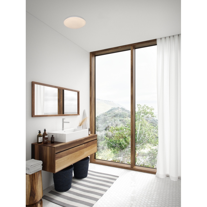 Nordlux - Plafonnier LED MONTONE pour salle de bains, 10 W, 230 V, IP44, Ø 30 cm