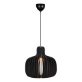 Nordlux - Seilpendelleuchte HAZO 1xE27/60W/230V schwarz