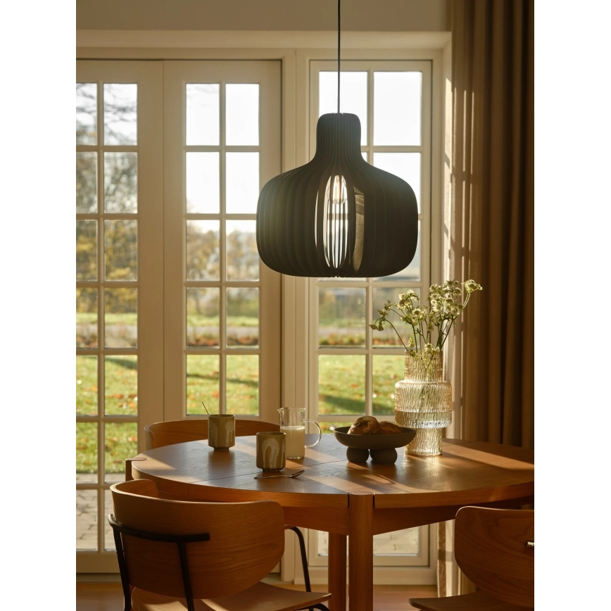 Nordlux - Seilpendelleuchte HAZO 1xE27/60W/230V schwarz
