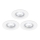 Nordlux - SET 3x Dimmbare LED-RGB-Einbauleuchte für Badezimmer DON SMART LED/4,7W/230V 2200-6500K IP65
