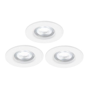 Nordlux - SET 3x LED RGB Lampada da incasso dimmerabile per bagni DON SMART LED/4,7W/230V 2200-6500K IP65