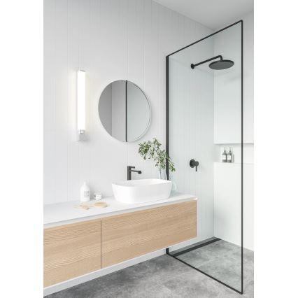 Nordlux - Lampada LED per specchio da bagno con presa integrata SJAVER LED/15W/230V IP44 60 cm bianca