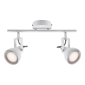 Nordlux - Spot ASLAK 2xGU10/35W/230V blanc