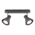 Nordlux - Spot EIK 2xGU10/35W/230V gris