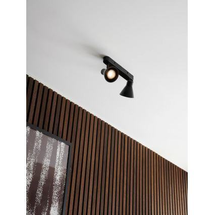 Nordlux - Spot EIK 2xGU10/35W/230V noir