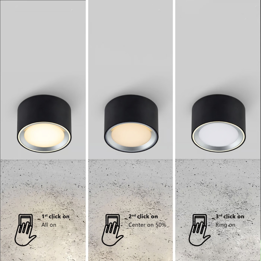 Nordlux - Spot LED dimmable pour salle de bains LANDON LED/6,5W/230V IP44 noir