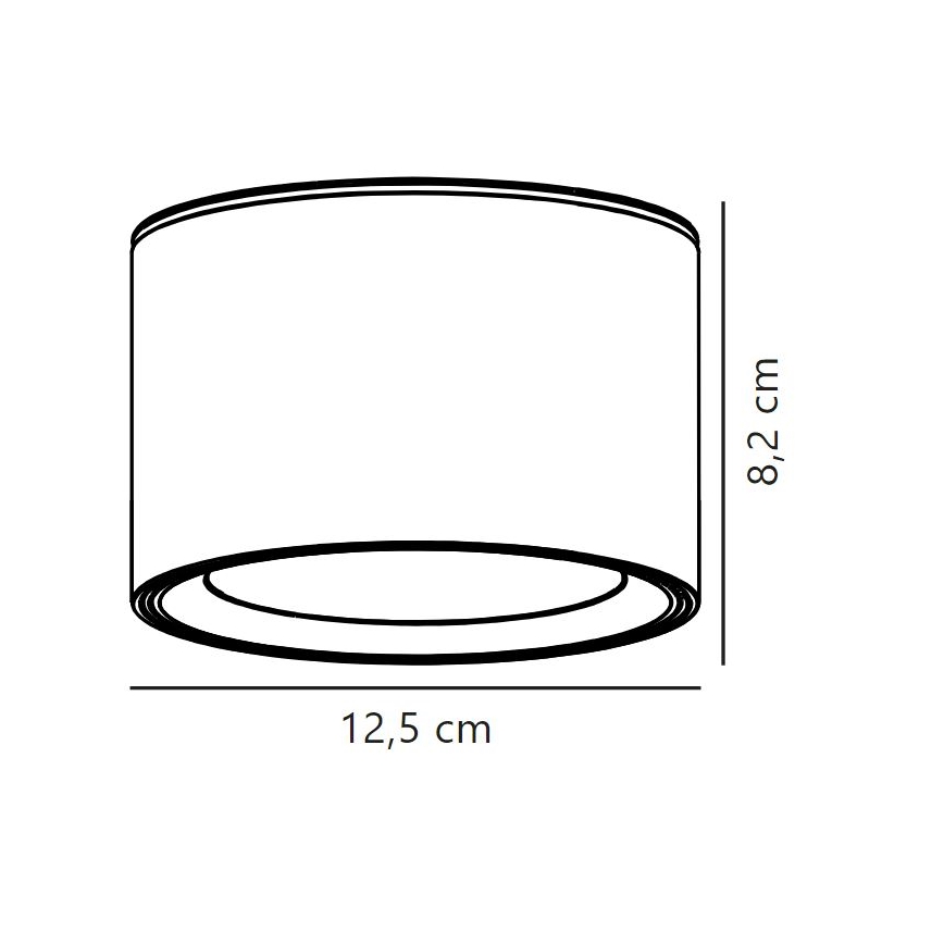 Nordlux - Spot LED dimmable pour salle de bains LANDON LED/6,5W/230V IP44 noir