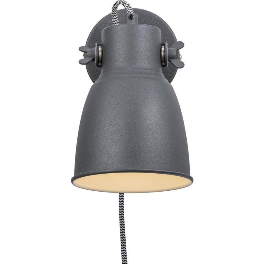 Nordlux - Spot mural ADRIAN 1xE27/25W/230V anthracite