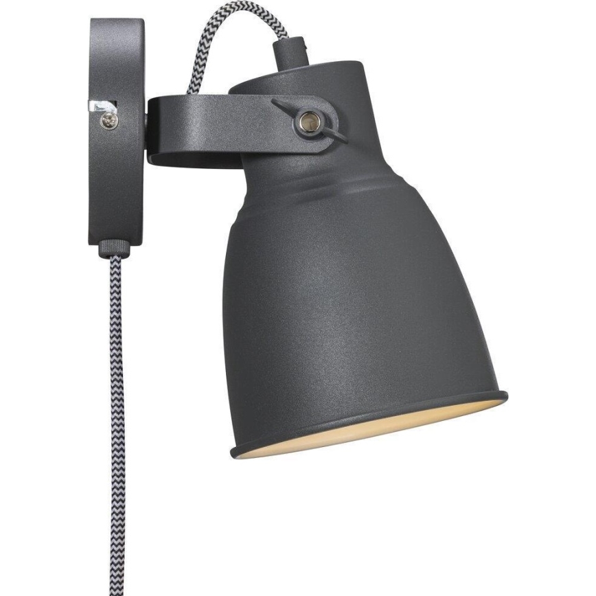 Nordlux - Spot mural ADRIAN 1xE27/25W/230V anthracite