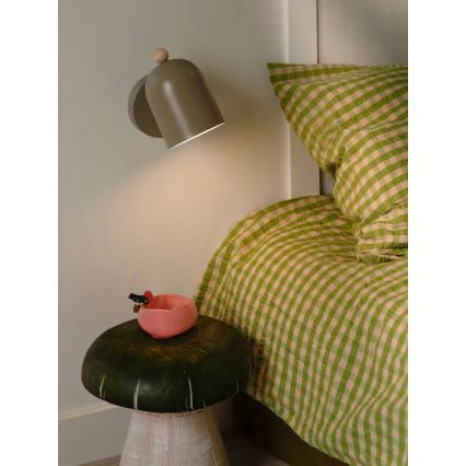 Nordlux - Spot mural GASTON 1xE27/15W/230V marron