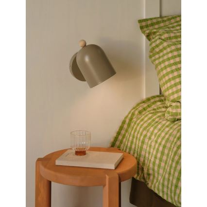 Nordlux - Spot mural GASTON 1xE27/15W/230V marron