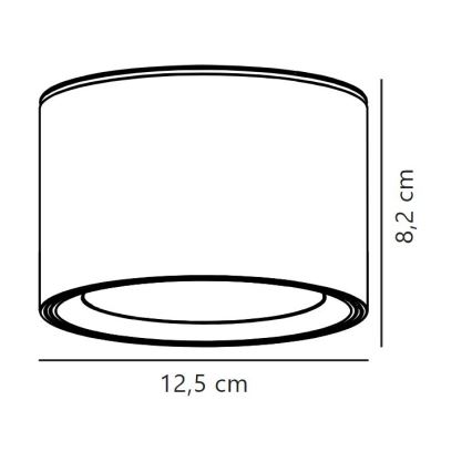 Nordlux - Spot salle de bain LANDON LED/6,5W/230V IP44 noir