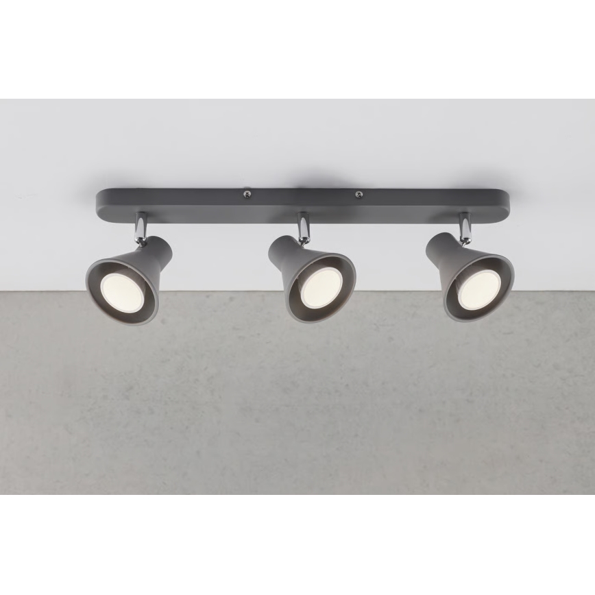 Nordlux - Spotleuchte EIK 3xGU10/35W/230V grau