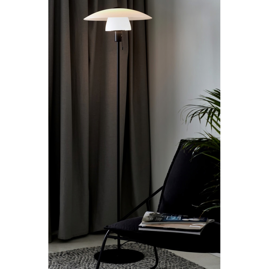 Nordlux - Stehleuchte VERONA 1xE27/40W/230V schwarz 150 cm