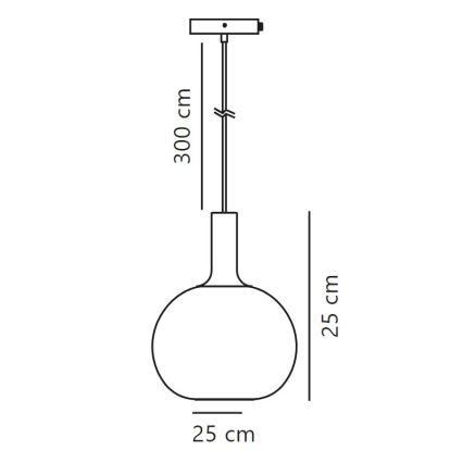 Nordlux - Suspension filaire ALTON 1xE27/60W/230V noir