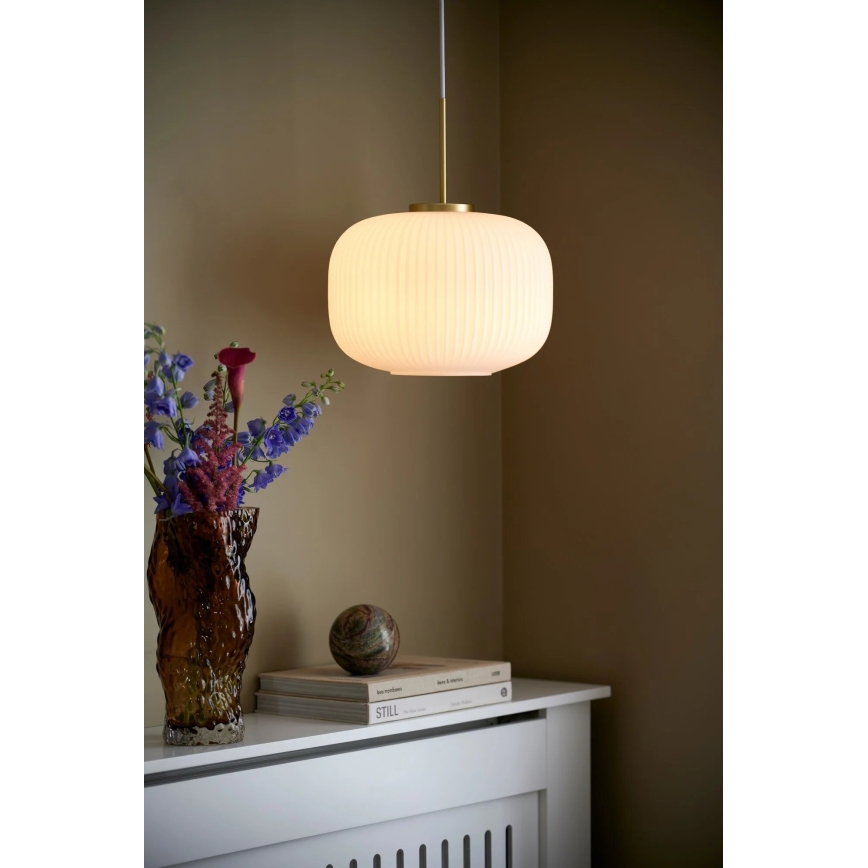 Nordlux - Suspension filaire MILFORD 1xE27/40W/230V d. 30 cm blanc