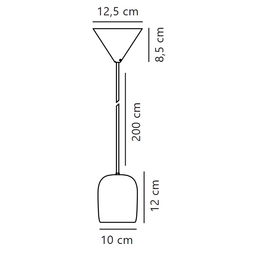 Nordlux - Suspension filaire NOTTI 1xE27/25W/230V orange