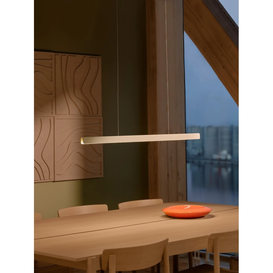 Nordlux - Suspension LED dimmable sur câble ILGAS LED/47W/230V 3000K blanc/frêne