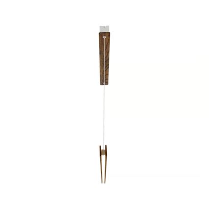 Nordlux - Suspension LED dimmable sur câble ILGAS LED/47W/230V/3000K, marron/frêne, 115 cm