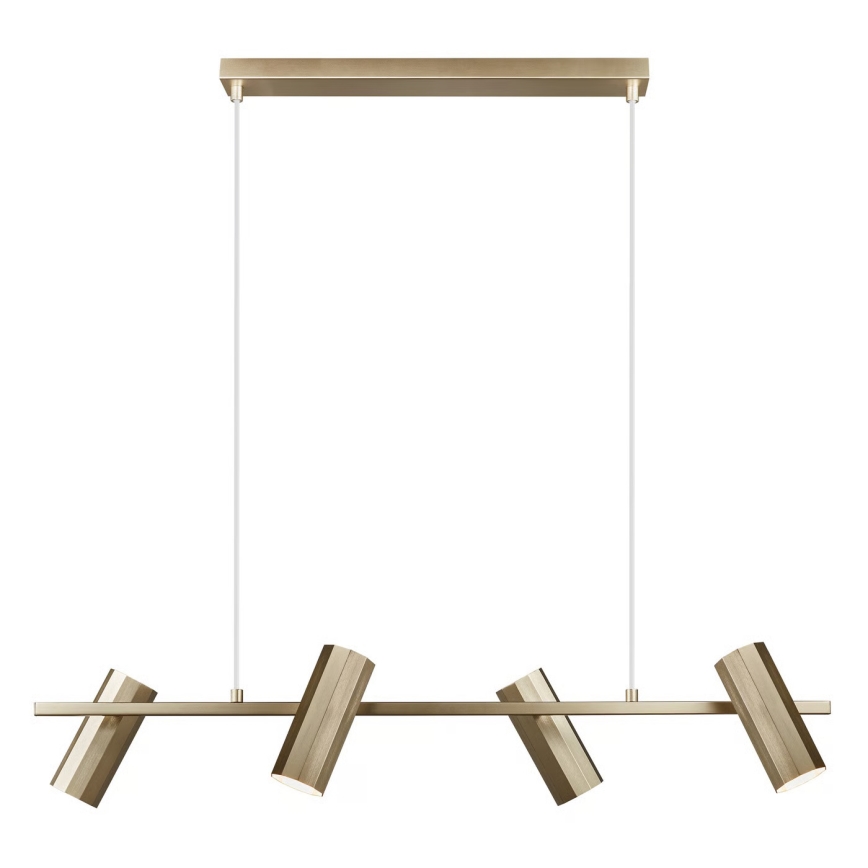 Nordlux - Suspension sur câble ALANIS 4xGU10/15W/230V laiton