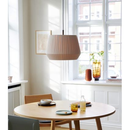 Nordlux - Suspension sur câble DICTE 1xE27/60W/230V Ø 40 cm beige
