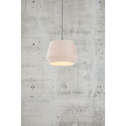 Nordlux - Suspension sur câble DICTE 1xE27/60W/230V Ø 40 cm beige