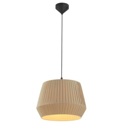 Nordlux - Suspension sur câble DICTE 1xE27/60W/230V Ø 40 cm beige