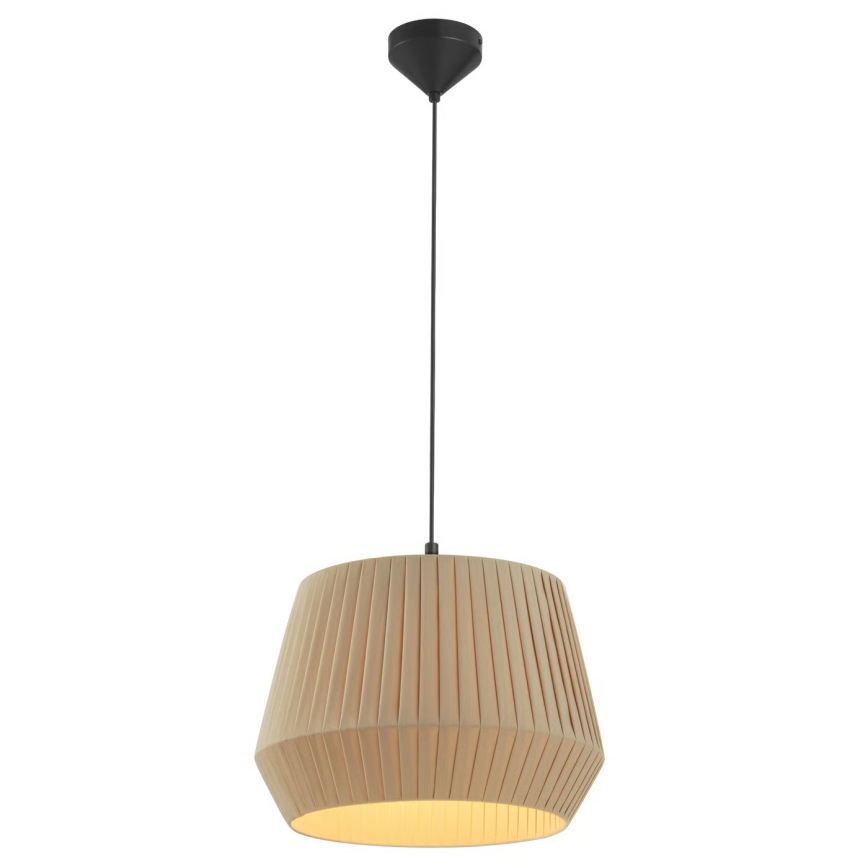 Nordlux - Suspension sur câble DICTE 1xE27/60W/230V Ø 40 cm beige