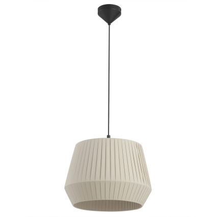 Nordlux - Suspension sur câble DICTE 1xE27/60W/230V Ø 40 cm beige
