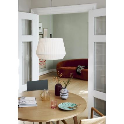 Nordlux - Suspension sur câble DICTE 1xE27/60W/230V Ø40 cm blanche